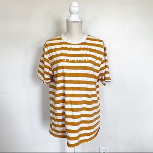 Guess Vintage Striped Tee Size Small